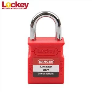 Sikkerhed 25 mm stål kort bøjle lockout tagout hængelås
